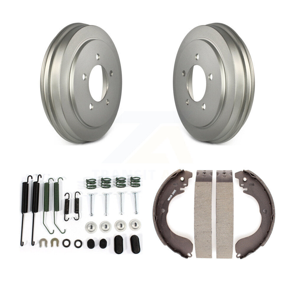 Coated Brake Drum Shoes Spring Rear Kit For Jeep Patriot Compass Dodge Caliber