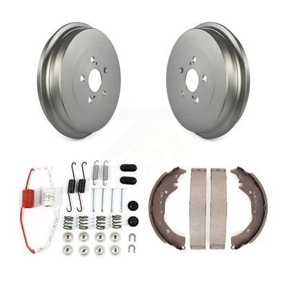 Coated Brake Drum Shoes Spring Rear Kit For 2009-2019 Toyota Corolla