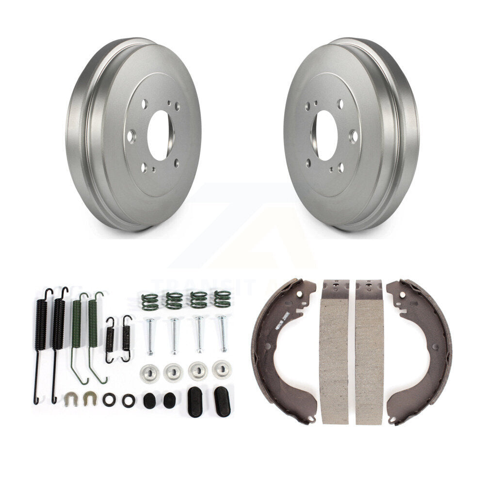 Coated Brake Drum Shoes Spring Rear Kit For Nissan Versa Sentra Cube