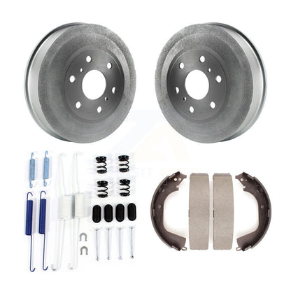 Coated Brake Drum Shoes Spring Rear Kit For GMC Sierra 1500 Chevrolet Silverado