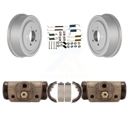 Coat Brake Drum Shoes Spring Cylinder Rear Kit For Ford Ranger Mazda B4000 B3000