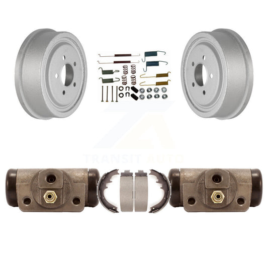 Coat Brake Drum Shoes Spring Cylinder Rear Kit For Ford Ranger Mazda B4000 B3000