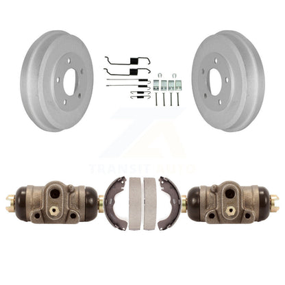 Coated Brake Drum Shoes Spring & Cylinder Rear Kit For Ford Escape Mazda Tribute