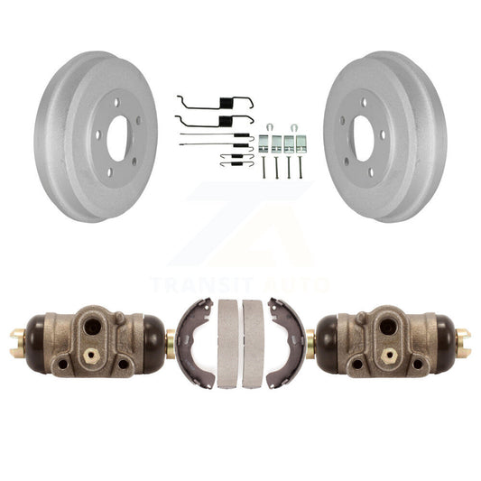 Coated Brake Drum Shoes Spring & Cylinder Rear Kit For Ford Escape Mazda Tribute