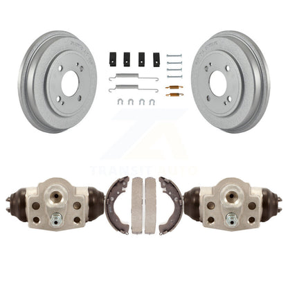 Coated Brake Drum Shoes Spring And Cylinder Rear Kit For 2010-2014 Honda Insight