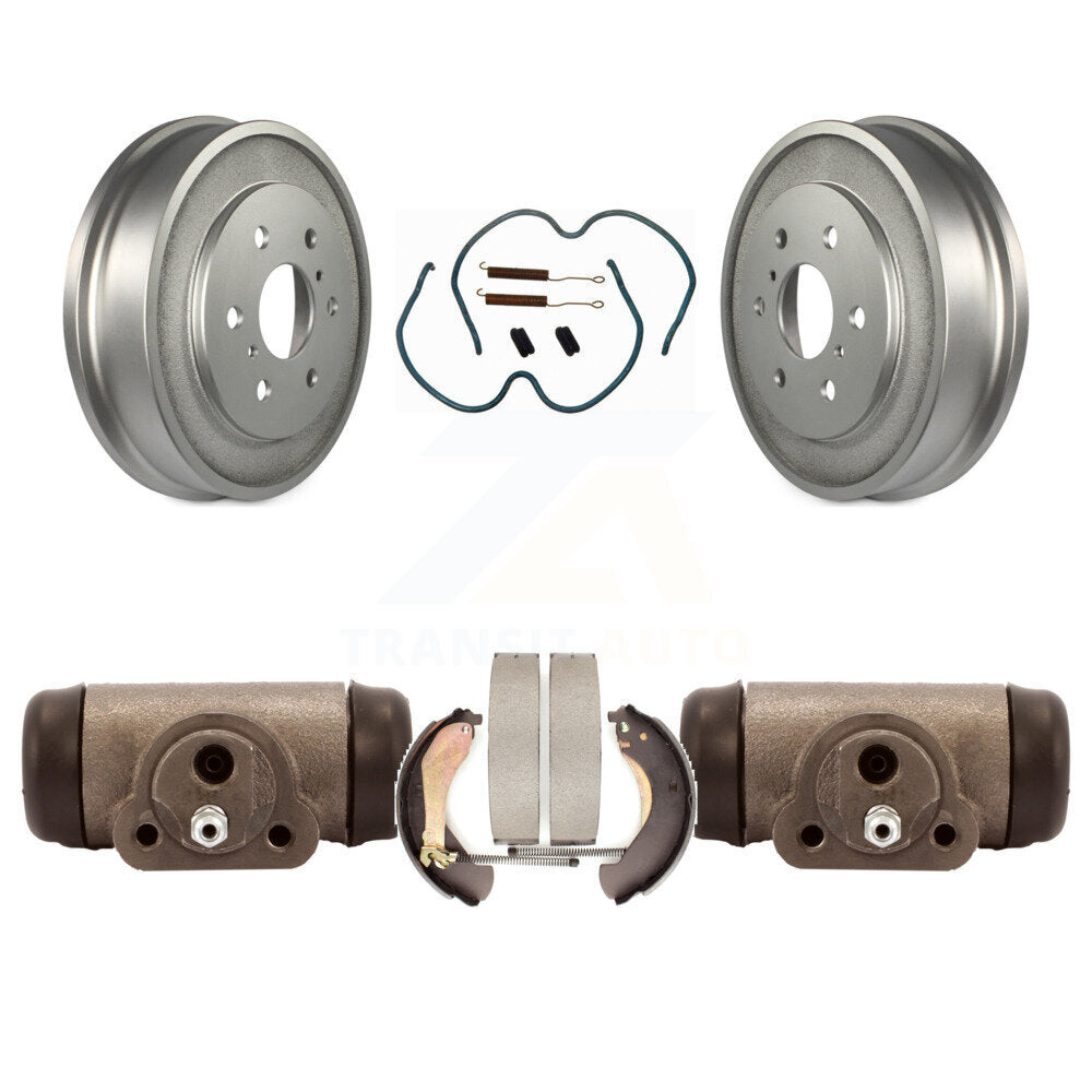Coated Brake Drum Shoe Spring Cylinder Rear Kit For Chevrolet Silverado 1500 GMC