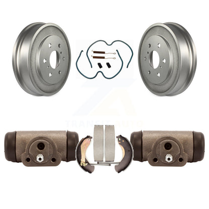 Coated Brake Drum Shoe Spring Cylinder Rear Kit For Chevrolet Silverado 1500 GMC