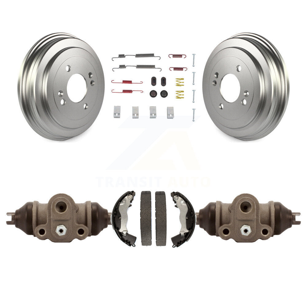 Coated Brake Drum Shoes Spring Cylinder Rear Kit For Hyundai Accent Kia Rio Rio5