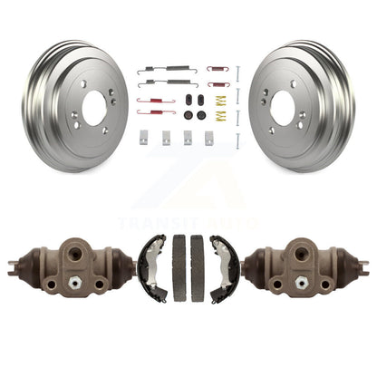 Coated Brake Drum Shoes Spring Cylinder Rear Kit For Hyundai Accent Kia Rio Rio5