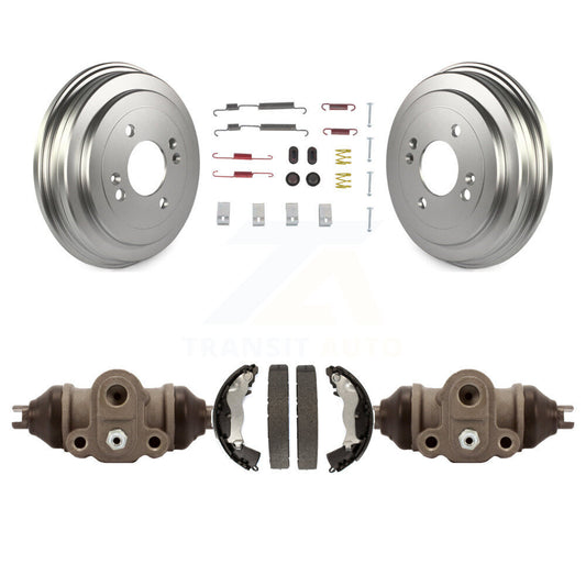 Coated Brake Drum Shoes Spring Cylinder Rear Kit For Hyundai Accent Kia Rio Rio5