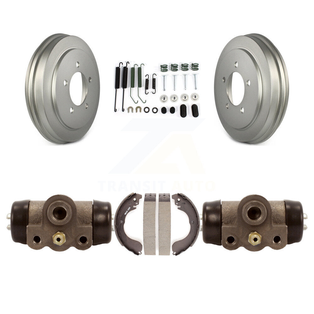 Coated Brake Drum Shoe Spring & Cylinder Rear Kit For Jeep Patriot Compass Dodge