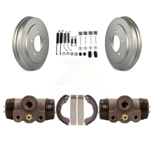 Coated Brake Drum Shoe Spring & Cylinder Rear Kit For Jeep Patriot Compass Dodge