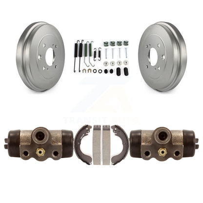 Coated Brake Drum Shoe Spring And Cylinder Rear Kit For Nissan Versa Sentra Cube