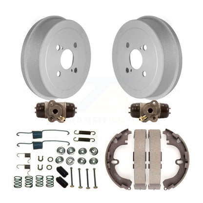Coat Brake Drum Shoe Spring Cylinder Rear Kit (6Pc) For Toyota Corolla Prizm Geo