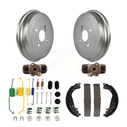 Coated Brake Drum Shoes Spring And Cylinders Rear Kit (6Pc) For Toyota Yaris