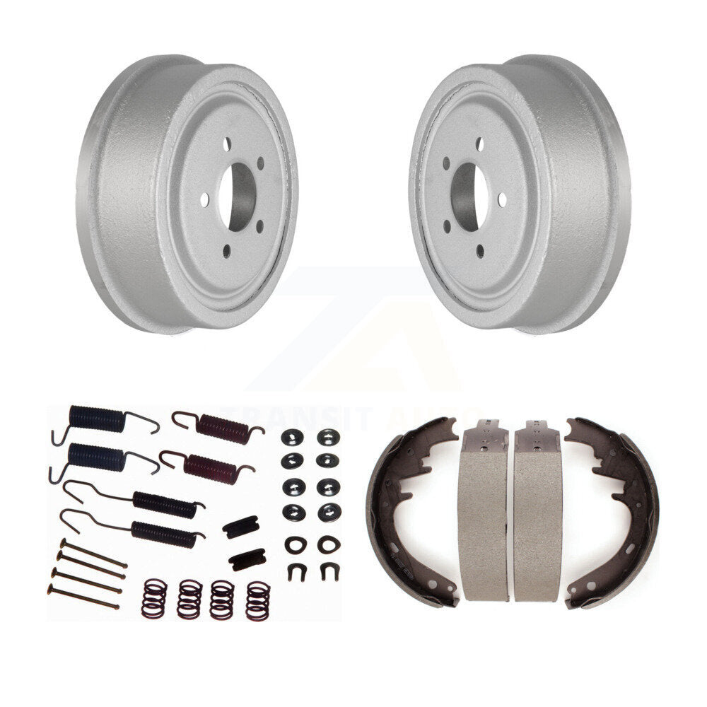 Coat Brake Drum Shoe Spring Rear Kit For Ford F-150 F-100 With 10" Diameter