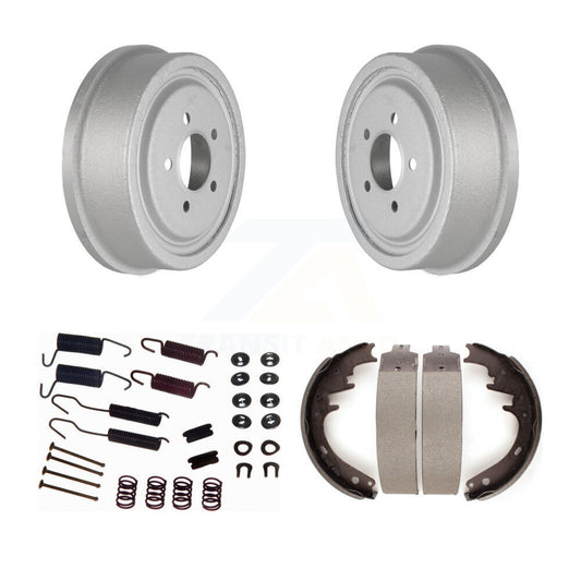 Coat Brake Drum Shoe Spring Rear Kit For Ford F-150 F-100 With 10" Diameter