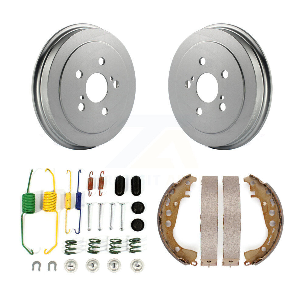 Coated Brake Drum Shoes Spring Rear Kit For 2008 Toyota Prius
