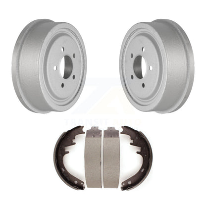 Coated Brake Drum Shoe Rear Kit For 1983 Ford F-150 F-100 With 10" Diameter
