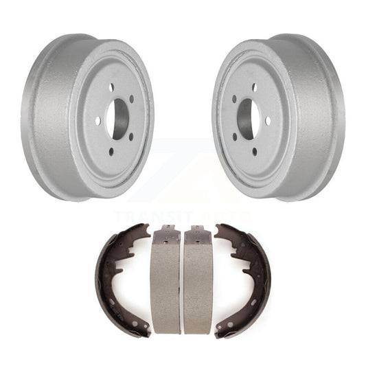 Coated Brake Drum Shoe Rear Kit For 1983 Ford F-150 F-100 With 10" Diameter