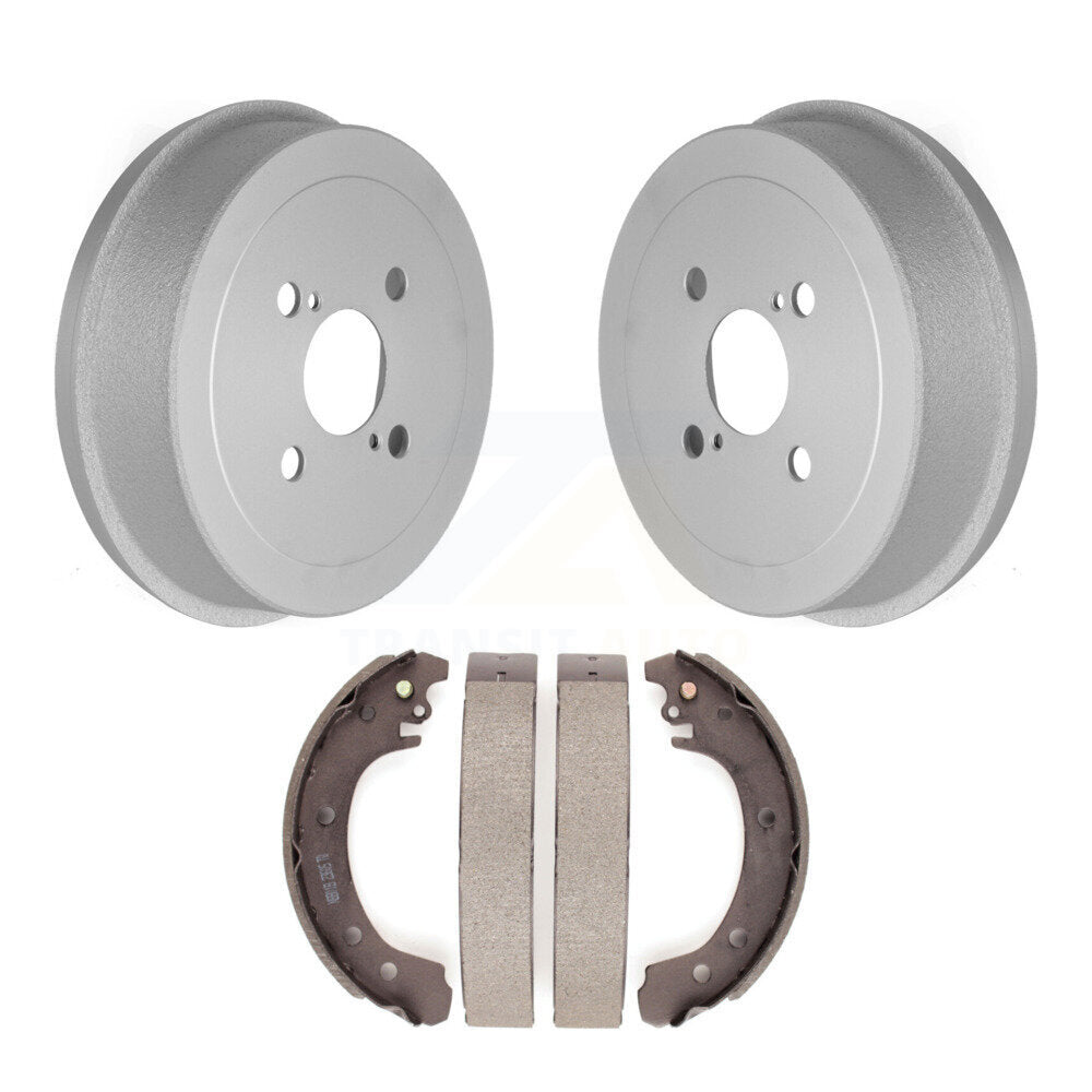 Coated Brake Drum Shoes Rear Kit For 2002 Toyota Corolla From 04 02
