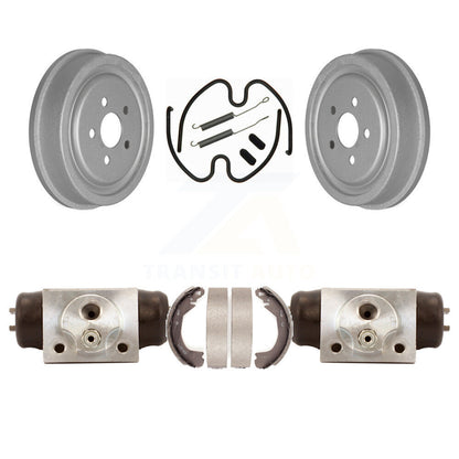 Coated Brake Drum Shoes Spring And Cylinders Rear Kit For Chevrolet Cavalier