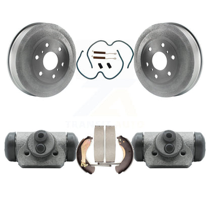 Coated Brake Drum Shoe Spring Cylinder Rear Kit For Chevrolet Silverado 1500 GMC