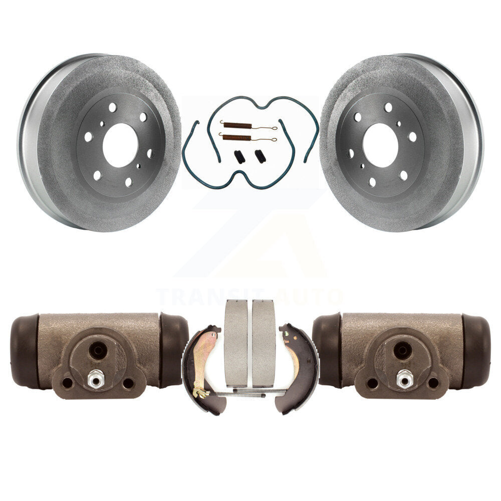 Coated Brake Drum Shoe Spring Cylinder Rear Kit For Chevrolet Silverado 1500 GMC