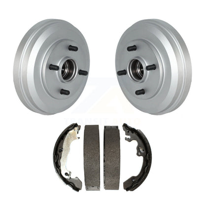 Coated Brake Drum Shoes Rear Kit For 2009-2011 Ford Focus