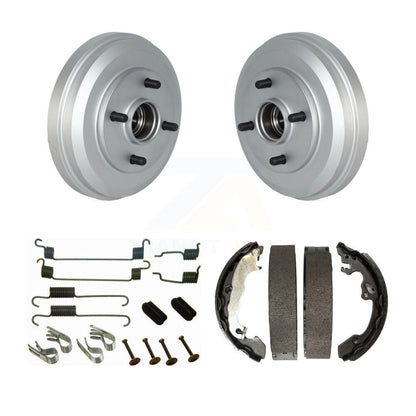 Coated Brake Drum Shoes Spring Rear Kit For 2009-2011 Ford Focus