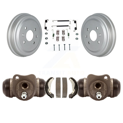 Coated Brake Drum Shoe Spring Cylinder Rear Kit For Chevrolet Aveo Pontiac Aveo5