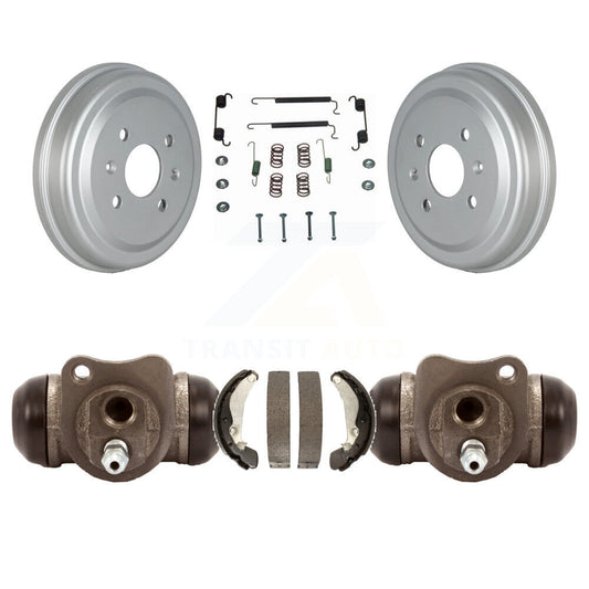 Coated Brake Drum Shoe Spring Cylinder Rear Kit For Chevrolet Aveo Pontiac Aveo5
