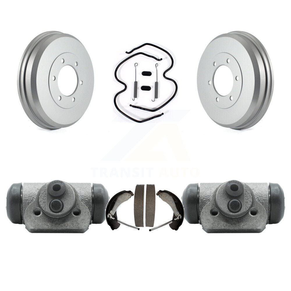 Coat Brake Drum Shoes Spring Cylinder Rear Kit For Chevrolet Colorado GMC Canyon