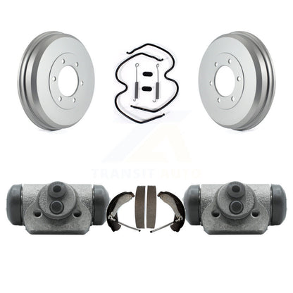 Coat Brake Drum Shoes Spring Cylinder Rear Kit For Chevrolet Colorado GMC Canyon