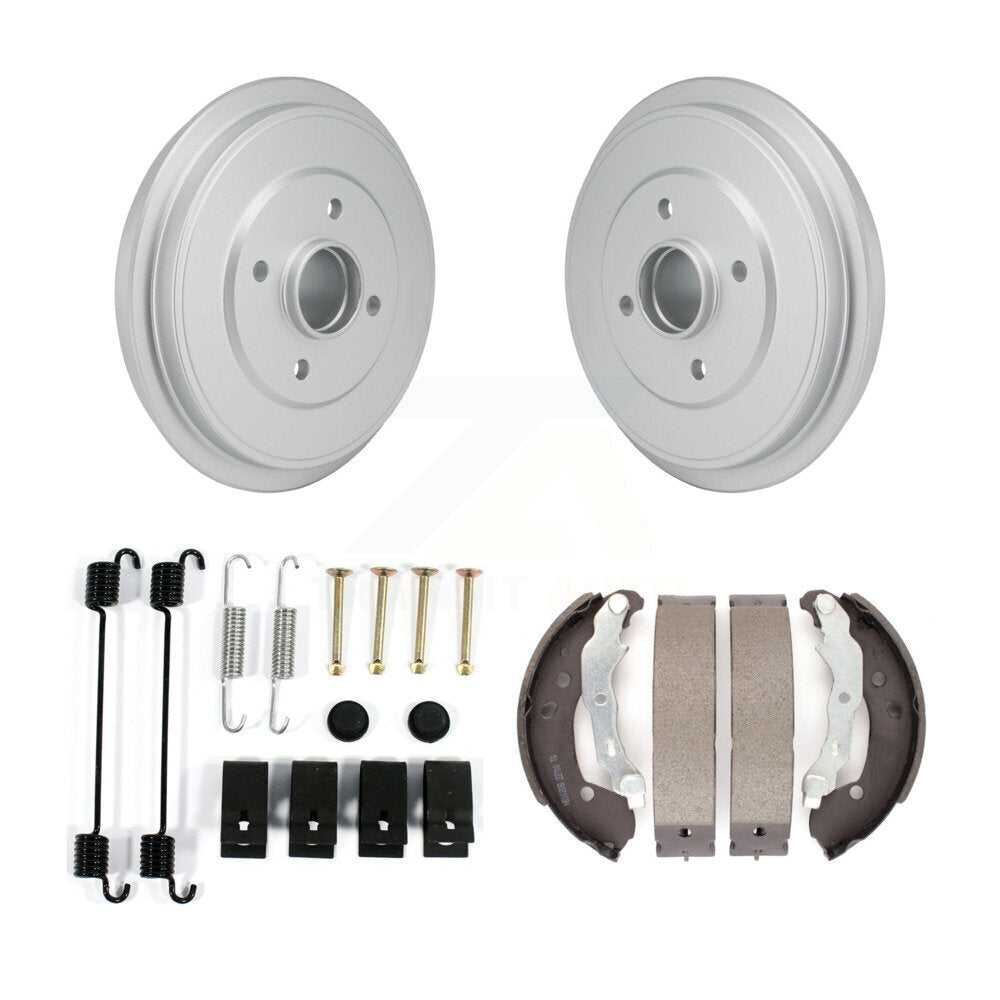 Coated Brake Drum Shoes Spring Rear Kit For Nissan Micra Versa Note