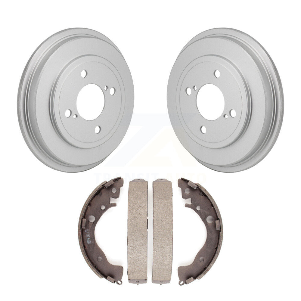 Coated Brake Drum Shoes Rear Kit For Honda Fit