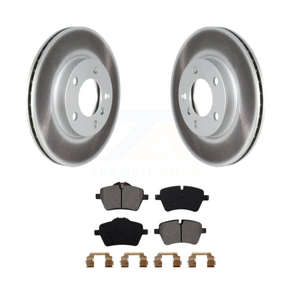 Coat Brake Rotors Semi-Metallic Pad Front Kit For Mini Cooper Countryman Paceman