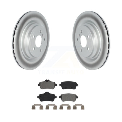 Coat Brake Rotor Semi-Metallic Pad Rear Kit For Mercedes-Benz ML350 GLE400 GLE43