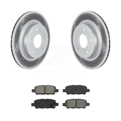 Coat Brake Rotors Semi-Metallic Pad Rear Kit For Nissan Qashqai Rogue Sport LEAF