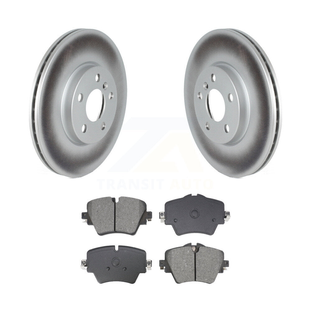 Coat Brake Rotors Semi-Metallic Pad Front Kit For Mini Cooper Countryman Clubman