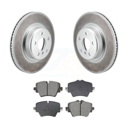 Coated Brake Rotor Semi-Metallic Pad Front Kit For BMW X3 330i xDrive X4 Z4 430i