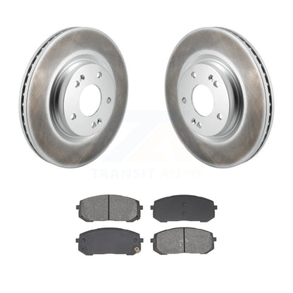 Coat Brake Rotor Semi-Metallic Pad Front Kit For Hyundai Elantra Sonata Kia Niro
