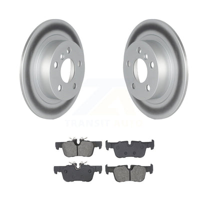 Coated Brake Rotor Semi-Metallic Pad Rear Kit For Mini Cooper Countryman Clubman