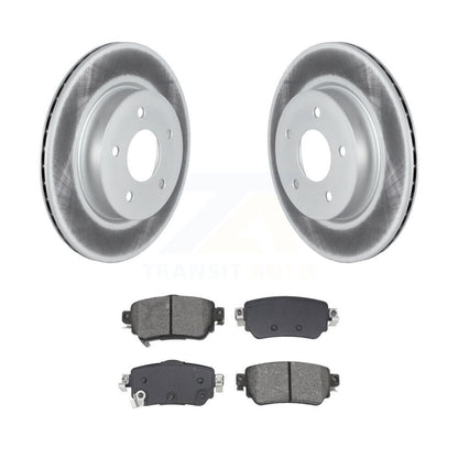 Coat Brake Rotors Semi-Metallic Pad Rear Kit For Nissan Rogue Sport Qashqai LEAF