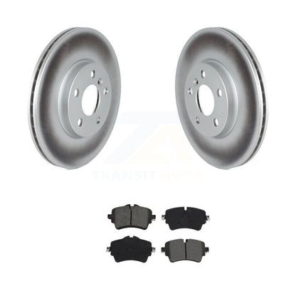 Coated Disc Brake Rotors And Semi-Metallic Pads Front Kit For 2022 Mini Cooper S