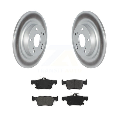 Coated Disc Brake Rotor & Semi-Metallic Pad Rear Kit For 2024 Acura Integra 1.5L