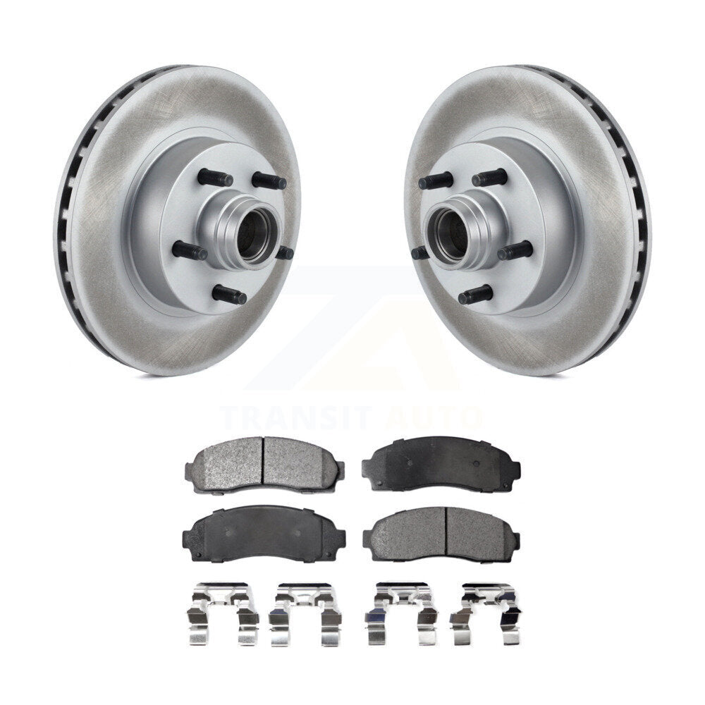 Coated Brake Rotor Ceramic Pad Front Kit For Ford Ranger Mazda B3000 B2300 B4000