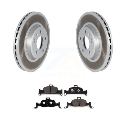 Coated Disc Brake Rotor & Ceramic Pad Front Kit For Audi A4 Quattro A5 Sportback