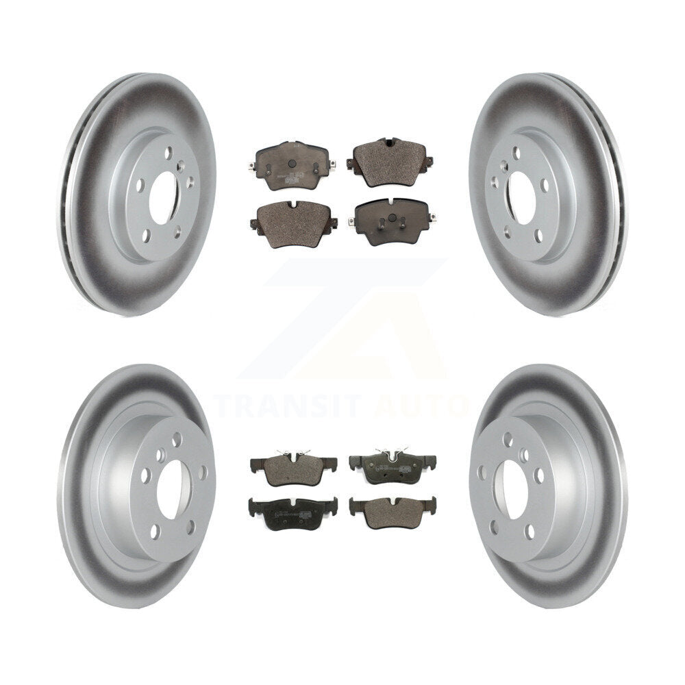 Coated Brake Rotor Ceramic Pad Front Rear Kit For Mini Cooper Countryman Clubman