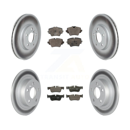 Coated Brake Rotor Ceramic Pad Front Rear Kit For Mini Cooper Countryman Clubman